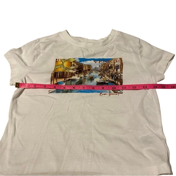 Wild Fable Women's Venice Graphic White Crop Top Size S - Picture 12 of 12
